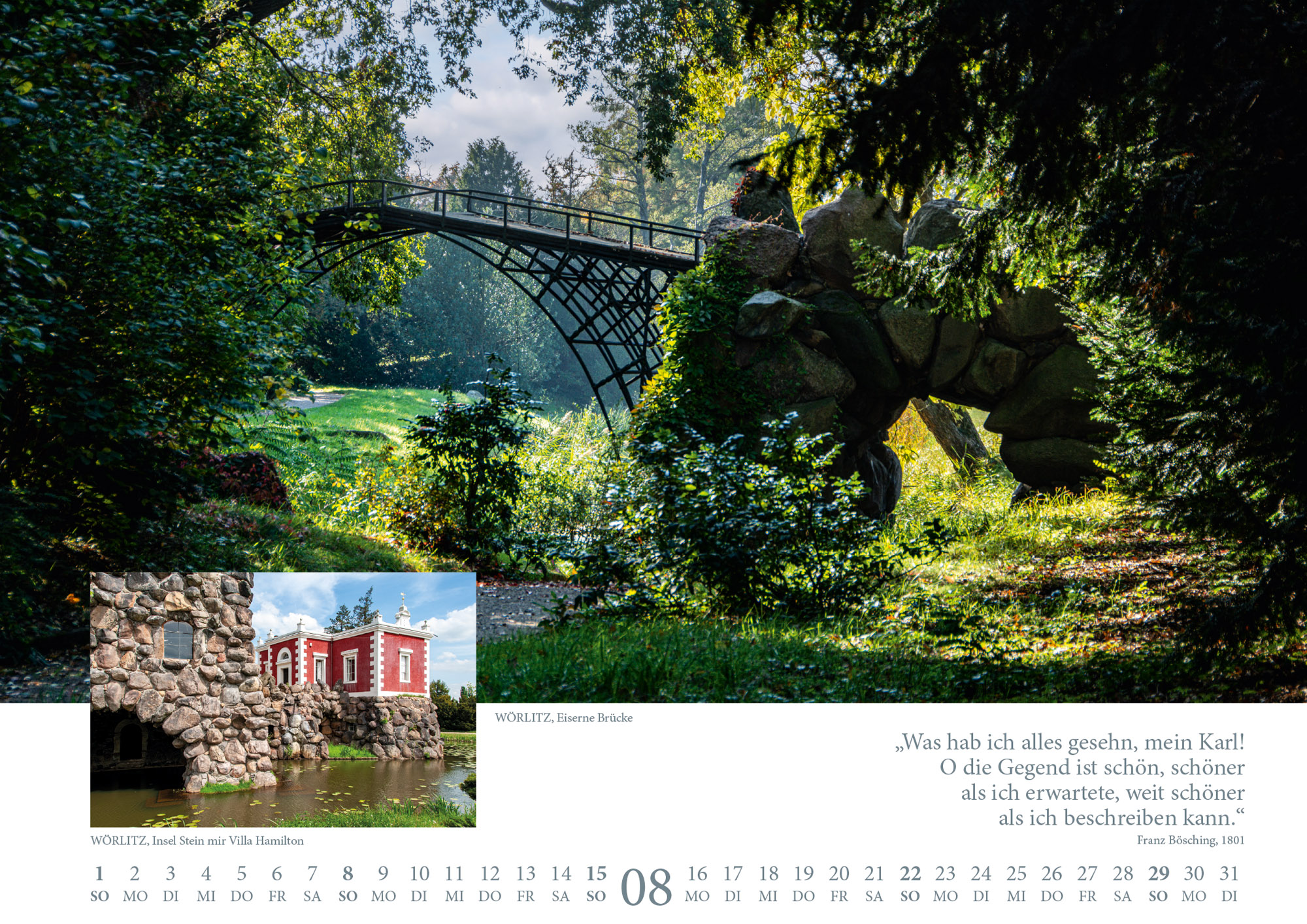 August 2027 – vollständige Kalender-Monatsseite